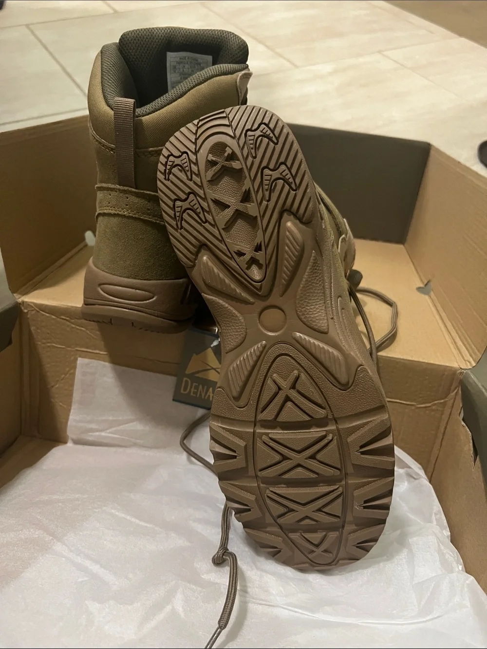 Men's Olive Tactical Hiking Boots